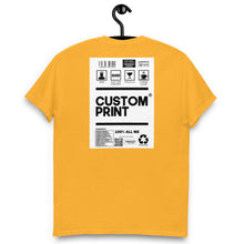 Load image into Gallery viewer, Custom Back Print Unisex classic t-shirt
