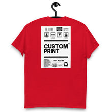 Load image into Gallery viewer, Custom Back Print Unisex classic t-shirt
