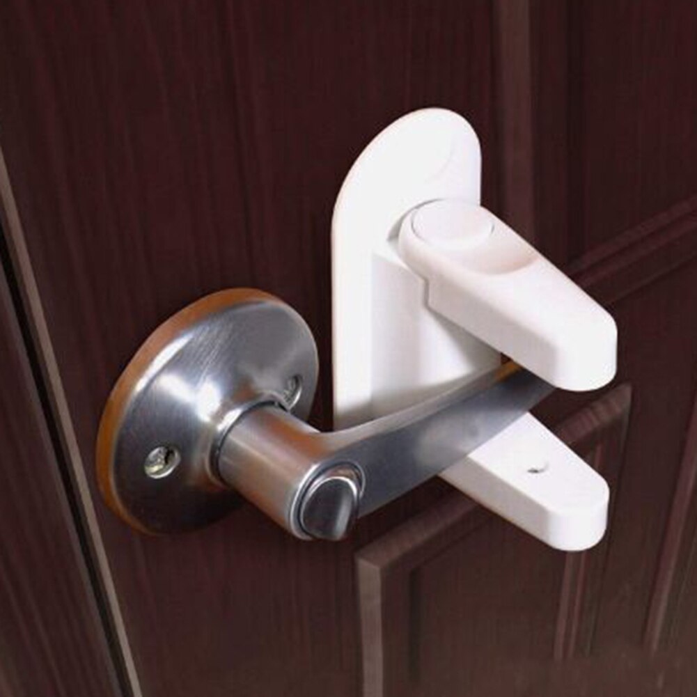 sturdy manual door lever lock