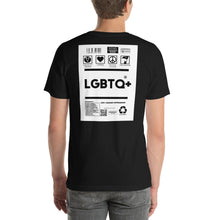 Load image into Gallery viewer, Short-Sleeve Unisex T-Shirt lgbtq no border
