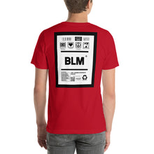 Load image into Gallery viewer, Short-Sleeve Unisex T-Shirt Blm thin border print
