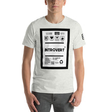 Load image into Gallery viewer, Short-Sleeve Unisex T-Shirt introvert front print
