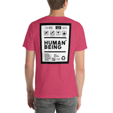 Load image into Gallery viewer, Short-Sleeve Unisex T-Shirt human being thin border print
