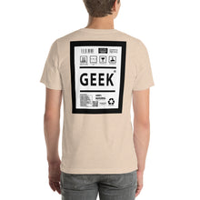 Load image into Gallery viewer, Short-Sleeve Unisex T-Shirt geek thick border print
