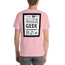 Load image into Gallery viewer, Short-Sleeve Unisex T-Shirt geek thick border print
