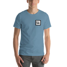 Load image into Gallery viewer, Short-Sleeve Unisex T-Shirt thin border back print bhad bitch
