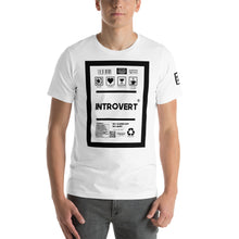 Load image into Gallery viewer, Short-Sleeve Unisex T-Shirt introvert front print
