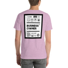 Load image into Gallery viewer, Short-Sleeve Unisex T-Shirt business owner thin border print
