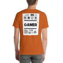 Load image into Gallery viewer, Short-Sleeve Unisex T-Shirt Gamer no border
