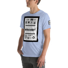 Load image into Gallery viewer, Short-Sleeve Unisex T-Shirt introvert front print
