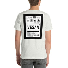 Load image into Gallery viewer, Short-Sleeve Unisex T-Shirt vegan thick border print
