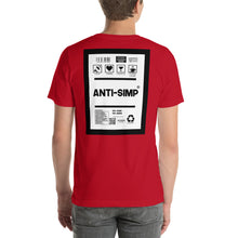 Load image into Gallery viewer, Short-Sleeve Unisex T-Shirt anti-simp thin border print
