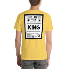 Load image into Gallery viewer, Short-Sleeve Unisex T-Shirt king thin border print
