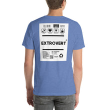 Load image into Gallery viewer, Short-Sleeve Unisex T-Shirt extrovert no border
