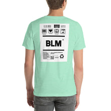 Load image into Gallery viewer, Short-Sleeve Unisex T-Shirt BLM no border
