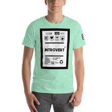 Load image into Gallery viewer, Short-Sleeve Unisex T-Shirt introvert front print
