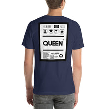 Load image into Gallery viewer, Short-Sleeve Unisex T-Shirt queen thin border print
