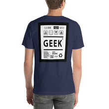 Load image into Gallery viewer, Short-Sleeve Unisex T-Shirt geek thick border print
