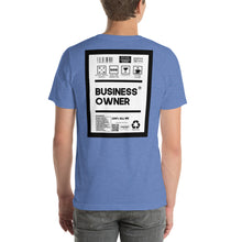 Load image into Gallery viewer, Short-Sleeve Unisex T-Shirt business owner thin border print
