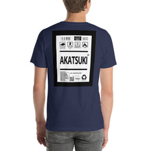 Load image into Gallery viewer, Short-Sleeve Unisex T-Shirt Akatsuki anime thick border print
