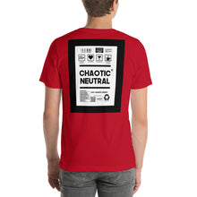 Load image into Gallery viewer, Short-Sleeve Unisex T-Shirt chaotic neutral thick border print
