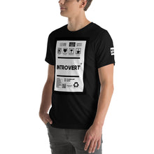 Load image into Gallery viewer, Short-Sleeve Unisex T-Shirt introvert front print
