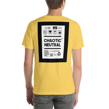 Load image into Gallery viewer, Short-Sleeve Unisex T-Shirt chaotic neutral thick border print
