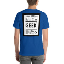 Load image into Gallery viewer, Short-Sleeve Unisex T-Shirt geek thick border print
