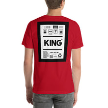 Load image into Gallery viewer, Short-Sleeve Unisex T-Shirt king thick border print
