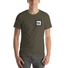 Load image into Gallery viewer, Short-Sleeve Unisex T-Shirt gym rat thin border print
