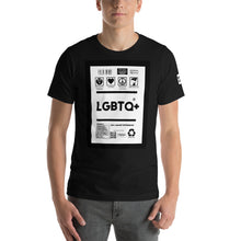 Load image into Gallery viewer, Short-Sleeve Unisex T-Shirt lgbtq front print
