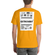 Load image into Gallery viewer, Short-Sleeve Unisex T-Shirt extrovert no border
