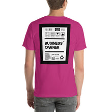 Load image into Gallery viewer, Short-Sleeve Unisex T-Shirt business owner thick border print
