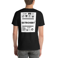 Load image into Gallery viewer, Short-Sleeve Unisex T-Shirt extrovert no border
