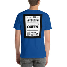 Load image into Gallery viewer, Short-Sleeve Unisex T-Shirt queen thick border print
