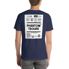 Load image into Gallery viewer, Short-Sleeve Unisex T-Shirt no border phantom troupe
