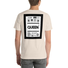 Load image into Gallery viewer, Short-Sleeve Unisex T-Shirt queen thick border print
