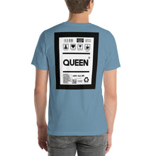 Load image into Gallery viewer, Short-Sleeve Unisex T-Shirt queen thick border print
