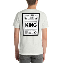 Load image into Gallery viewer, Short-Sleeve Unisex T-Shirt king thin border print
