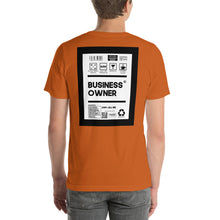 Load image into Gallery viewer, Short-Sleeve Unisex T-Shirt business owner thick border print
