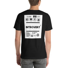 Load image into Gallery viewer, Short-Sleeve Unisex T-Shirt introvert no border
