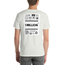 Load image into Gallery viewer, Short-Sleeve Unisex T-Shirt bordless back print 1 million
