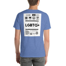 Load image into Gallery viewer, Short-Sleeve Unisex T-Shirt lgbtq no border
