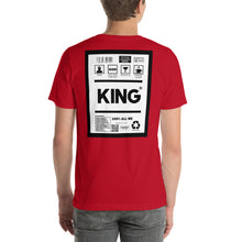 Load image into Gallery viewer, Short-Sleeve Unisex T-Shirt king thin border print
