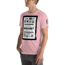 Load image into Gallery viewer, Short-Sleeve Unisex T-Shirt introvert front print
