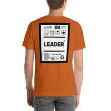 Load image into Gallery viewer, Short-Sleeve Unisex T-Shirt leader  thin border print
