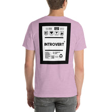 Load image into Gallery viewer, Short-Sleeve Unisex T-Shirt introvert thick border print
