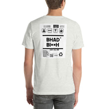 Load image into Gallery viewer, Short-Sleeve Unisex T-Shirt bordless back print bhad bitch
