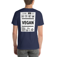 Load image into Gallery viewer, Short-Sleeve Unisex T-Shirt vegan no border
