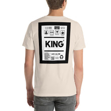 Load image into Gallery viewer, Short-Sleeve Unisex T-Shirt king thick border print
